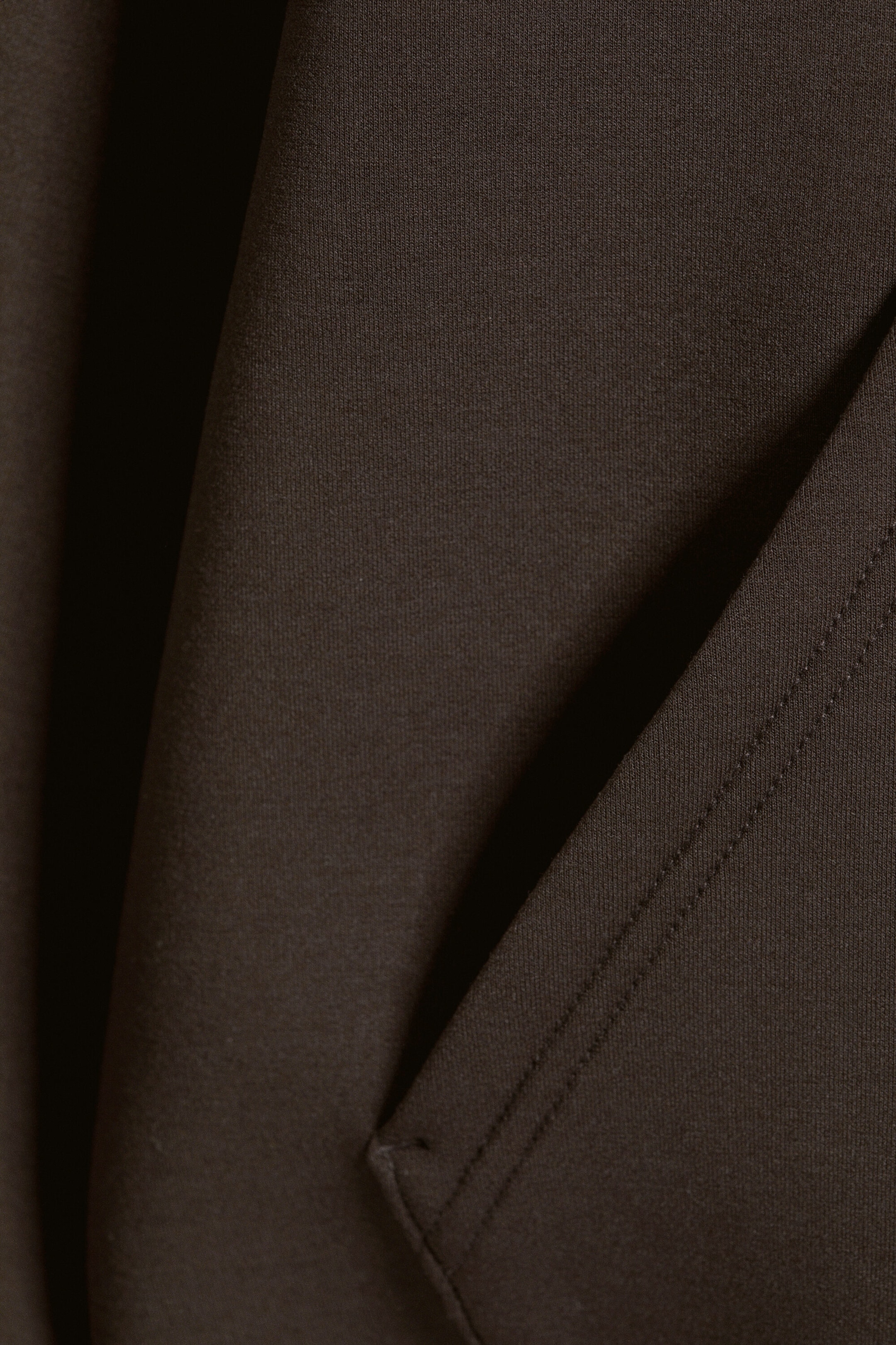 Dark Brown - Simon Scuba Zip Hoodie - 6