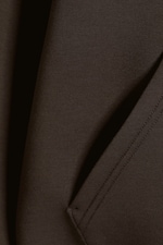 Dark Brown - Simon Scuba Zip Hoodie - 6