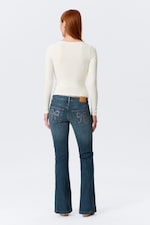 White - BELLE B RUCHED V-NECK CARDIGAN - 2