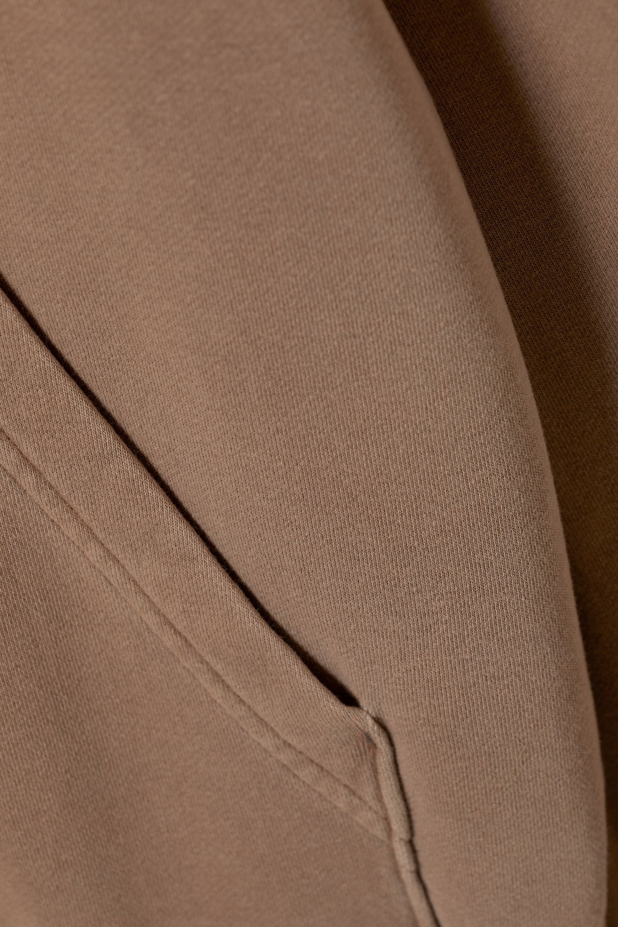 Donkerbeige met wassing - Essence standaard hoodie - 1