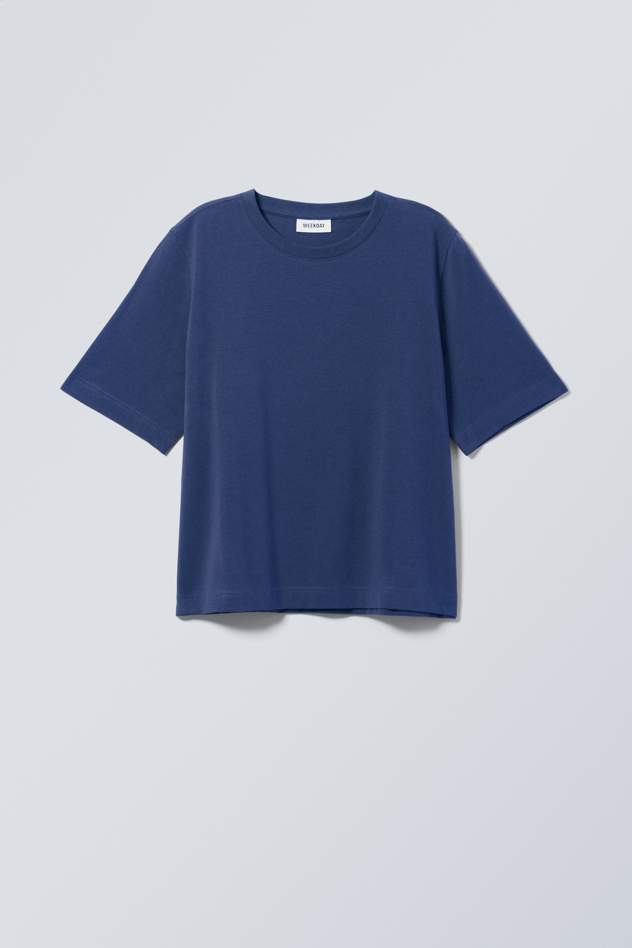 Zobacz większy obraz: T-shirt Perfect Boxy - Ciemnoniebieski - ONA | H&M PL 1