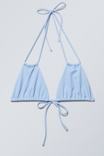 Light Blue - Breeze Tie Bikini Top - 0
