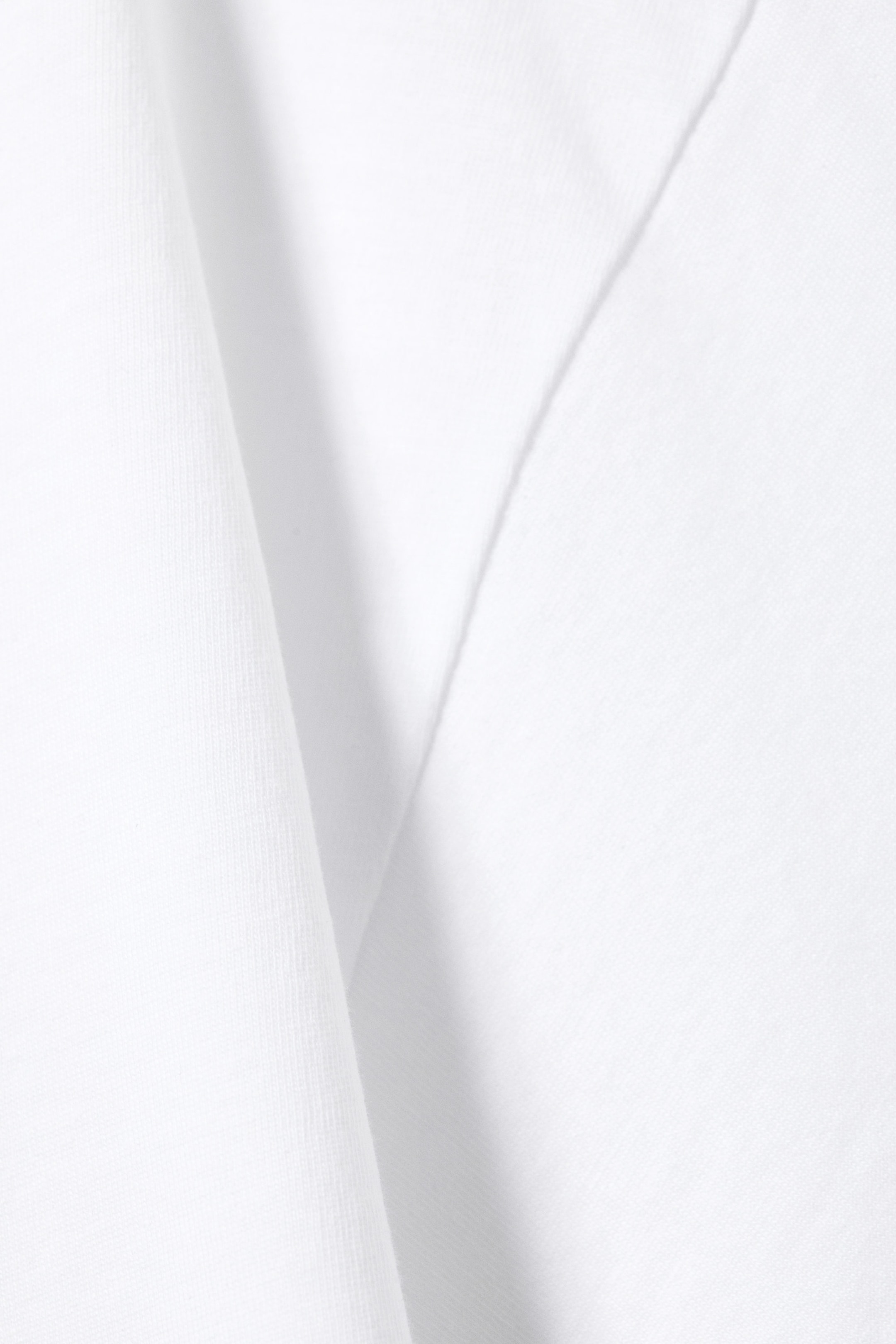 White - Soft Regular Fit Cotton T-shirt - 4