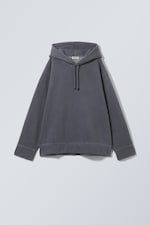 Dark Dusty Blue - Oversized Heavyweight Hoodie - 0
