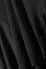 Washed Black - Washed Asymmetric Midi Dress - 1