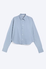 Dusty Blue - Checked - Ruimvallend katoenen overhemd - 4