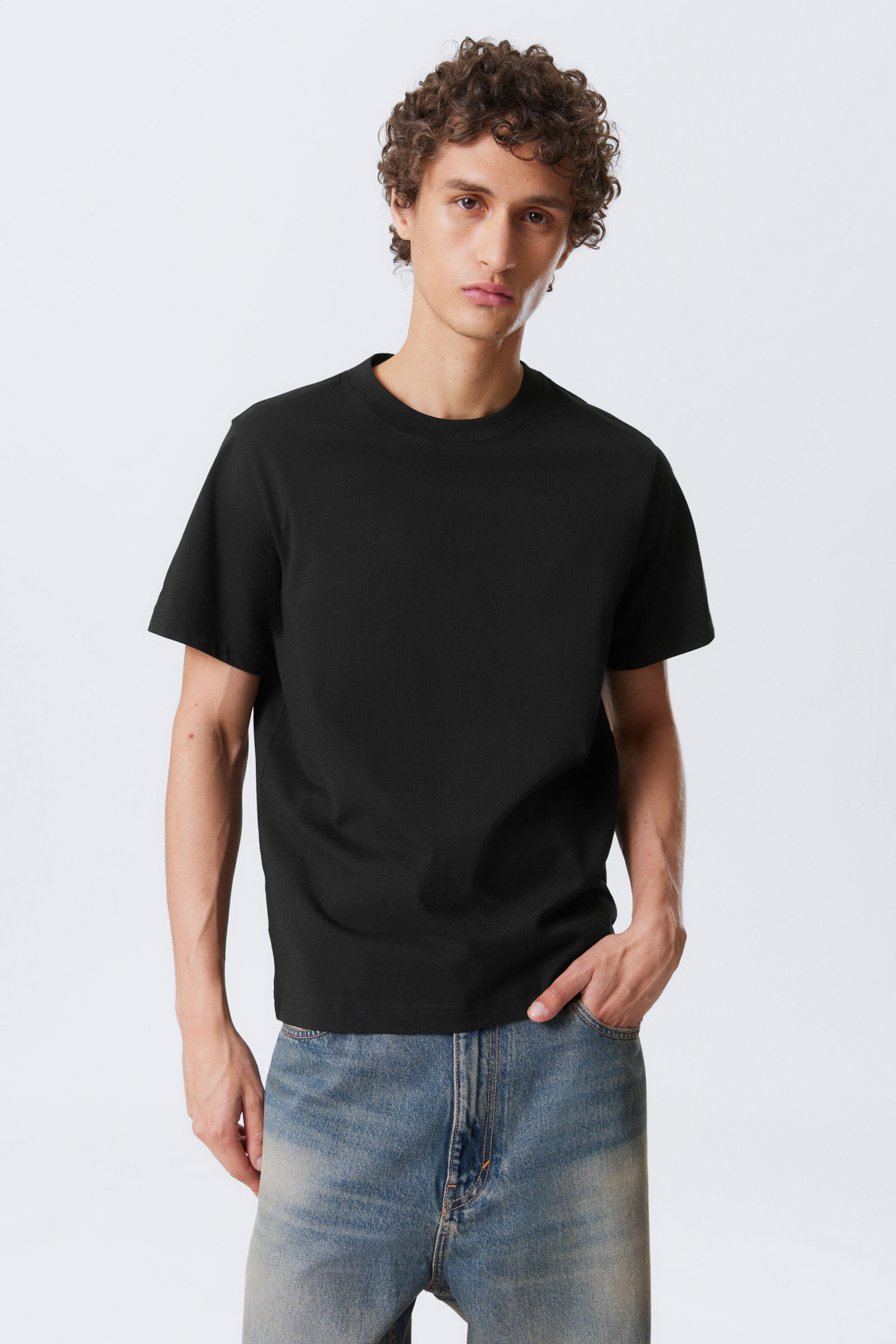 #272628 - Short Boxy Heavyweight T-shirt - 1