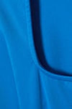 Hellblau - Langarmoberteil mit eckigem Ausschnitt - 1