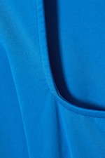 Bright Blue - Square Neck Longsleeve Top - 1