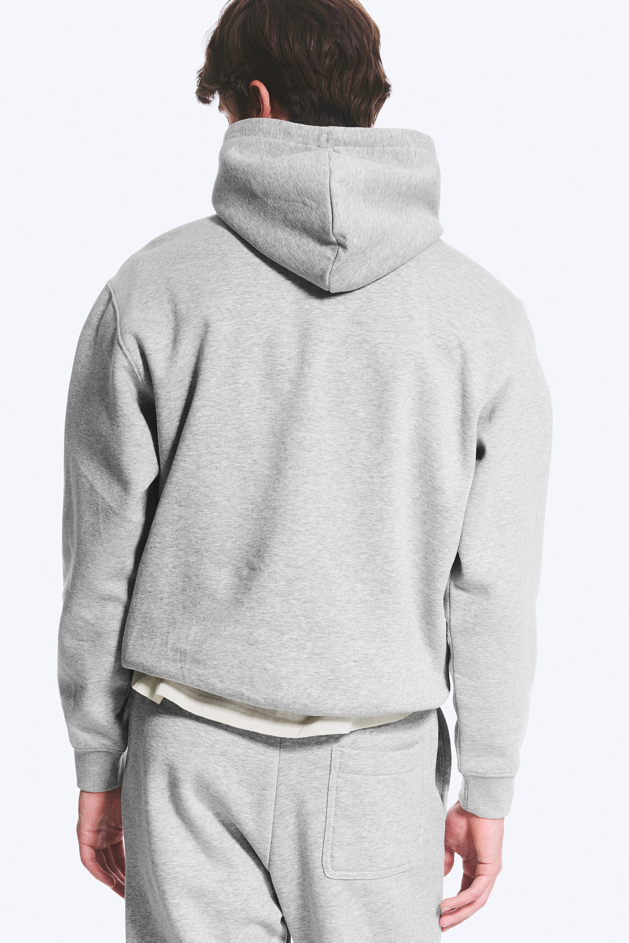Light Dusty Grey Melange - Classic Hoodie - 3