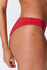 Bright Red - Scoop Bikini Bottoms - 1