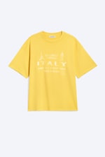 Yellow - Italy - Boxy Printed Graphic T-shirt - 3