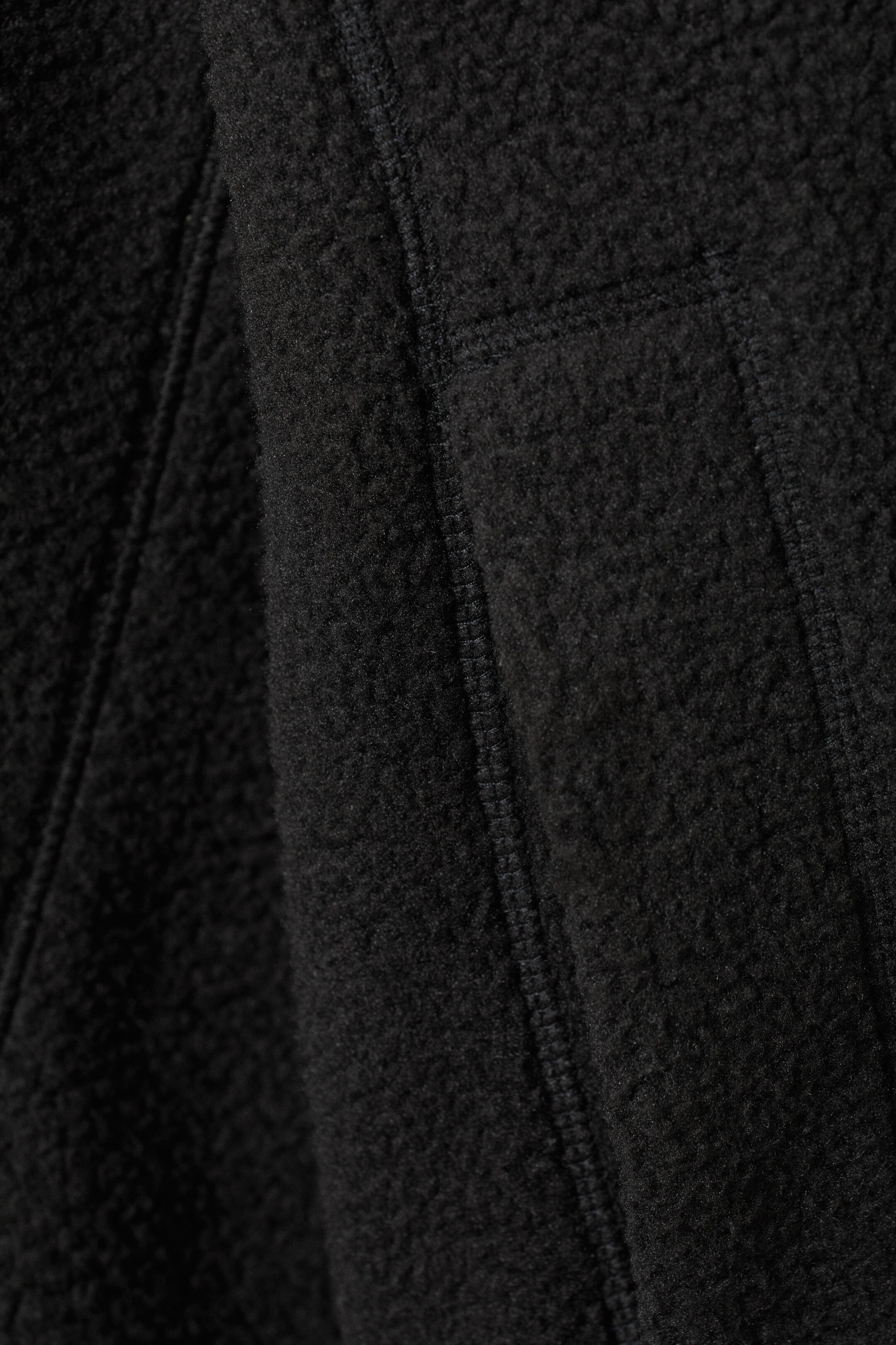 Black - Oliver Zip Fleece Jacket - 1