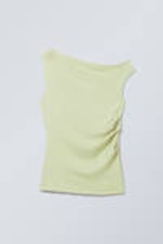 Light Dusty Yellow - Hera Drape Top - 0