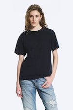 Dark Navy Blue - Soft Regular Fit Cotton T-shirt - 0