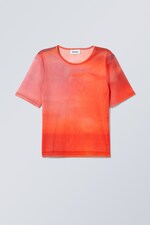 Sunset - BlurPrintedMeshT-shirt - 0