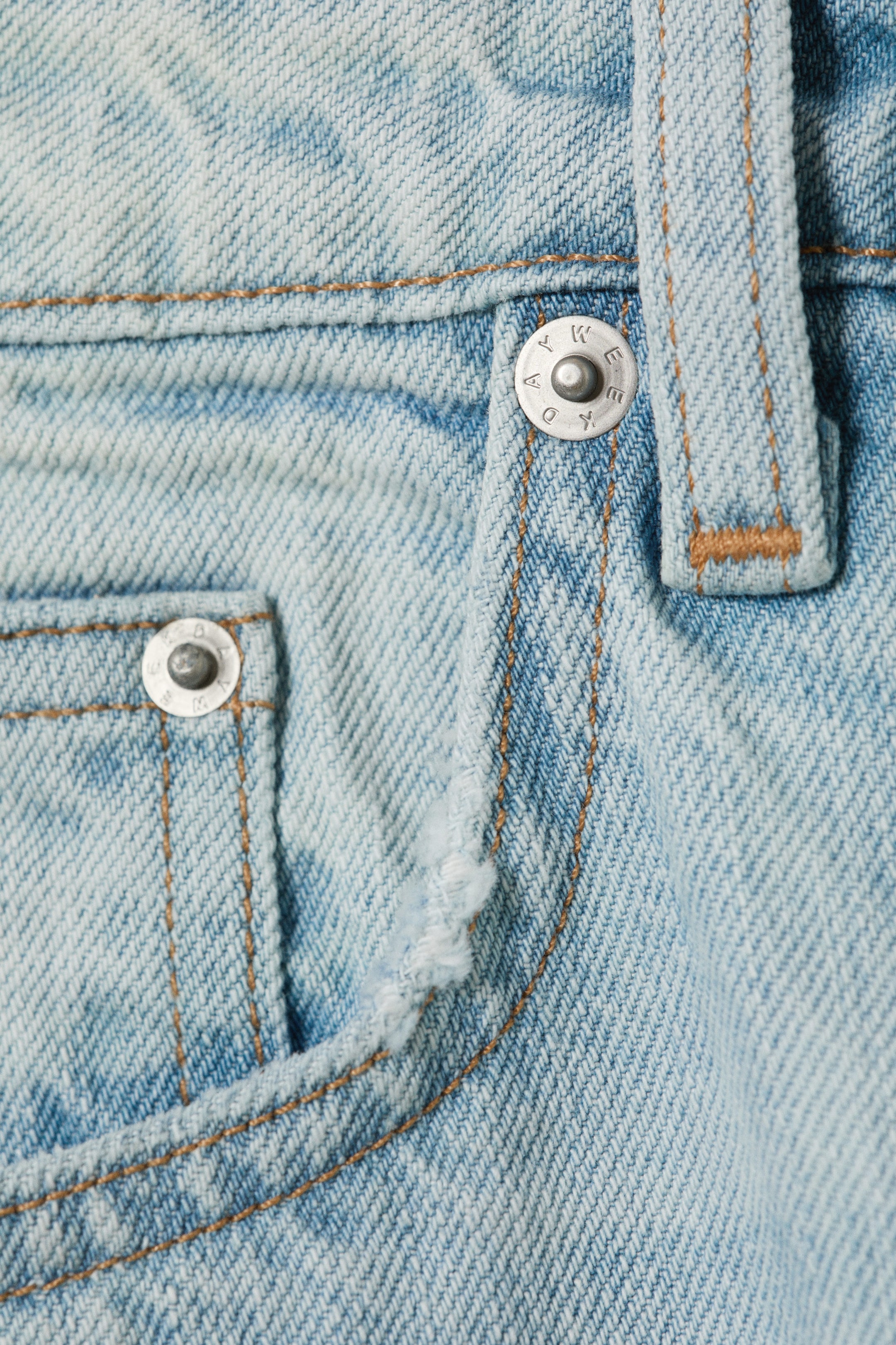 Ghost Blue - Light Blue - Missy Low Rise Loose Straight Leg Jeans - 1