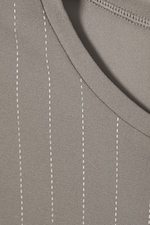 Medium Dusty Grey - Sheer Printed Long Sleeve - 1