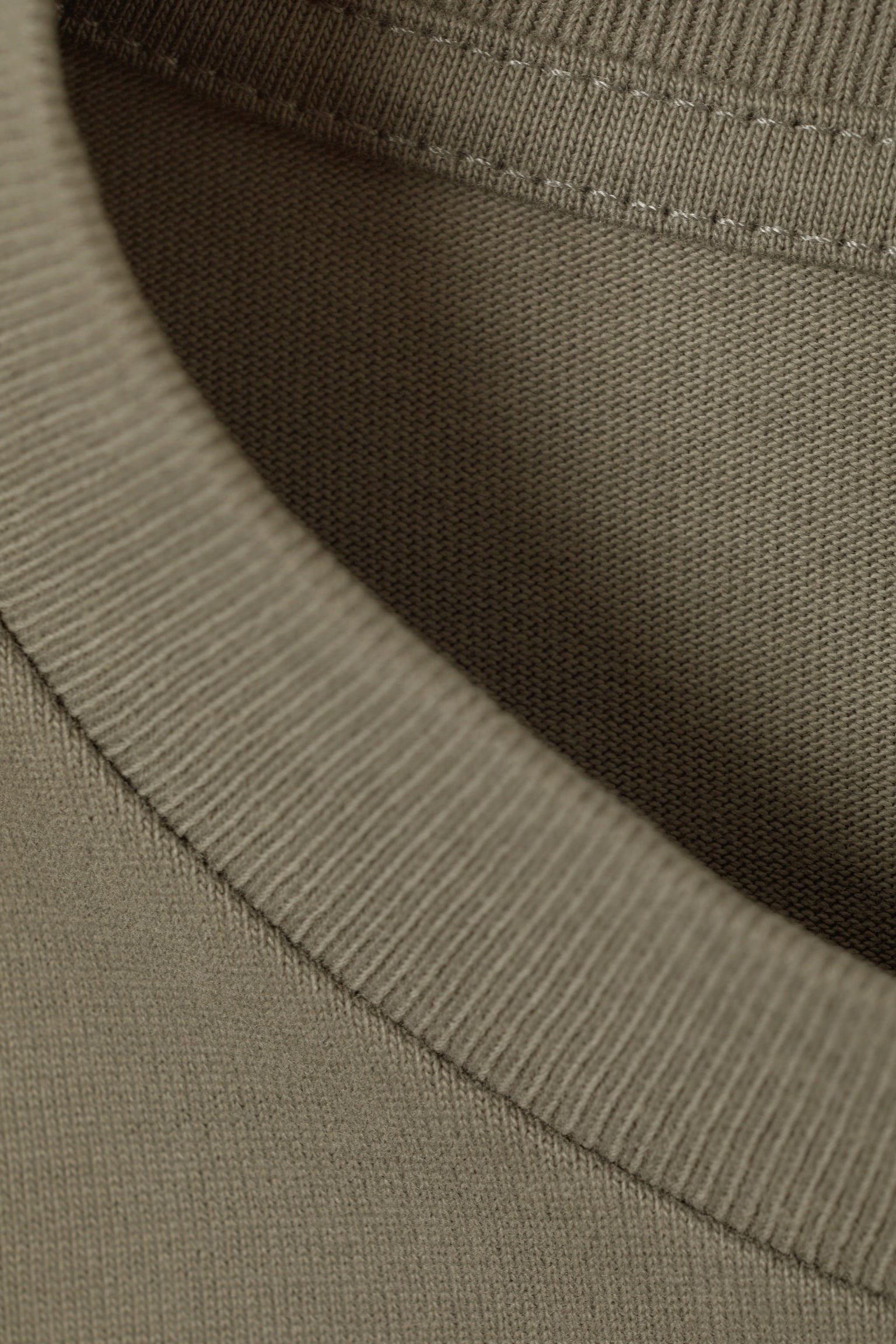 Kastiges T-Shirt - Khaki/Weiß/Schwarz/Dunkelblau/Dunkles Marineblau/Hellgrau/Helles Taubenblau/Dunkelgrau/Dunkelgrün/Hellgrau meliert - 2