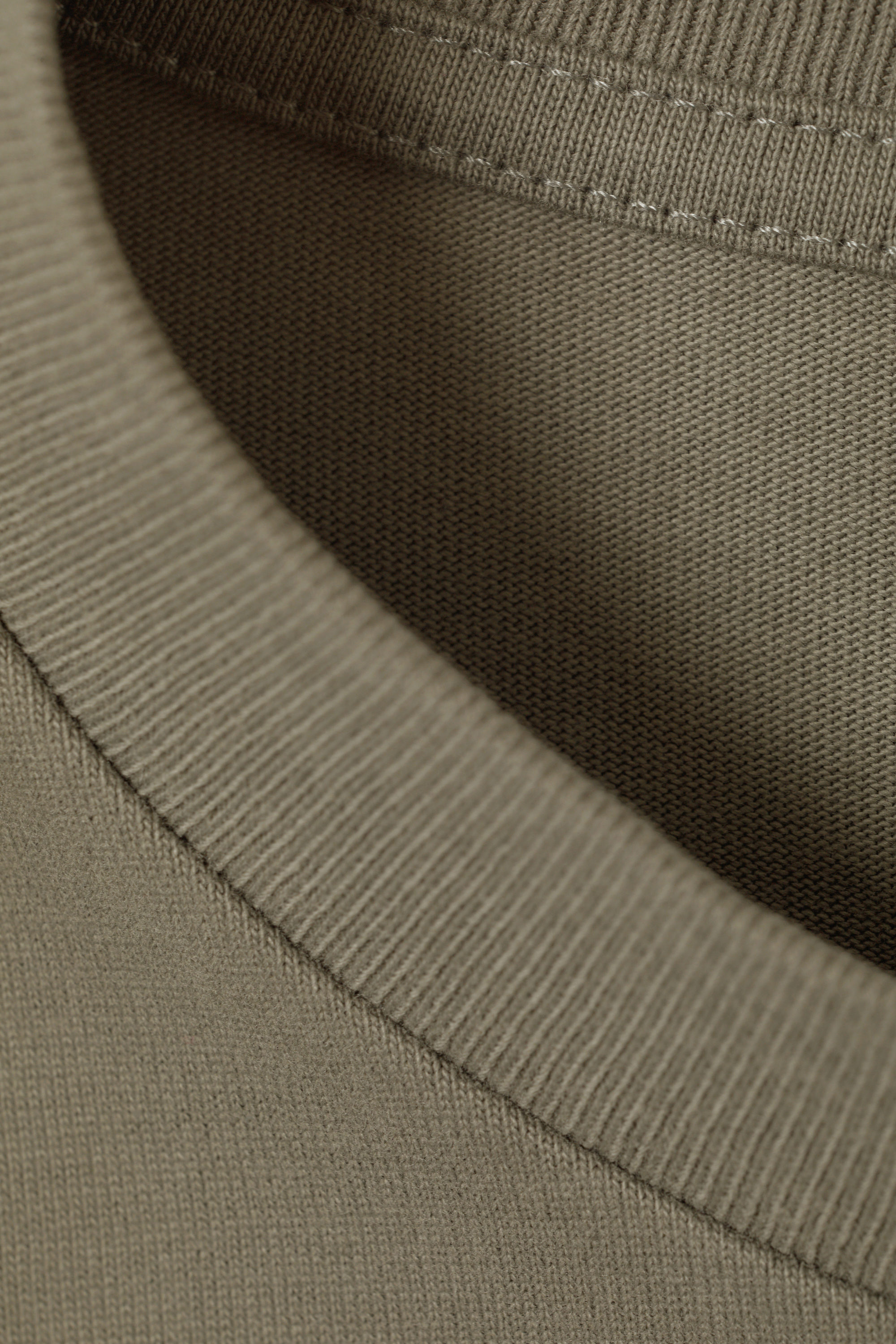 Vert kaki - T-shirt carré - 4