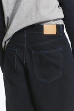 Indigo Coating - Astro jeans med mellomhøy midje, løs baggy passform og belagt finish - 4