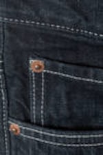Blue Rinse - Dark Blue - Astro Loose Baggy Leg Jeans - 2