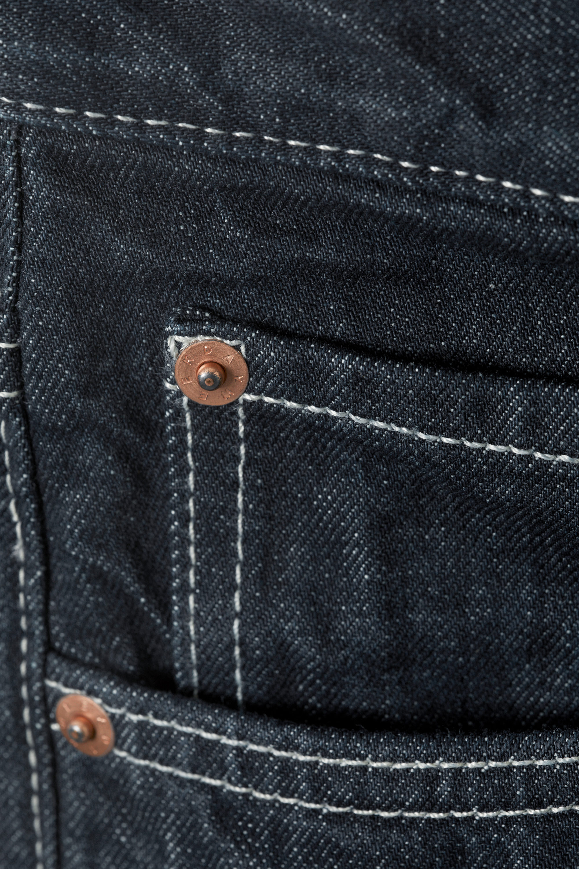 Blue Rinse - Dark Blue - Astro Loose Baggy Leg Jeans - 2