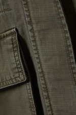 Dark Mole - Washed Loose Fit Ripstop Jacket - 1