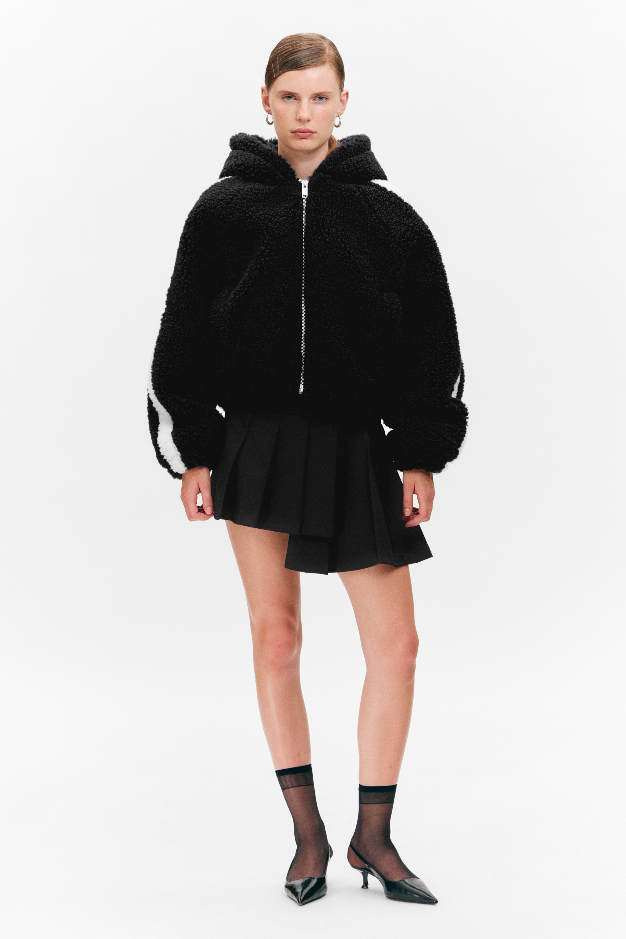 Visualizza immagine più grande: Hoodie a maglia - Nero - DONNA | H&M IT 1