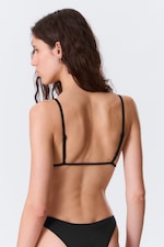 Black - Triangle Bikini Top - 2