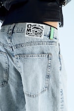 Hellblau - Looser – Weite Jeans mit normaler Taille - 9