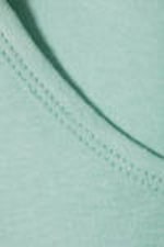 Light Turquoise - Short Sleeve Fitted T-shirt - 1