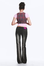 Black Spray - Black - Booty Bei Low Rise Skinny Bootcut Jeans - 1