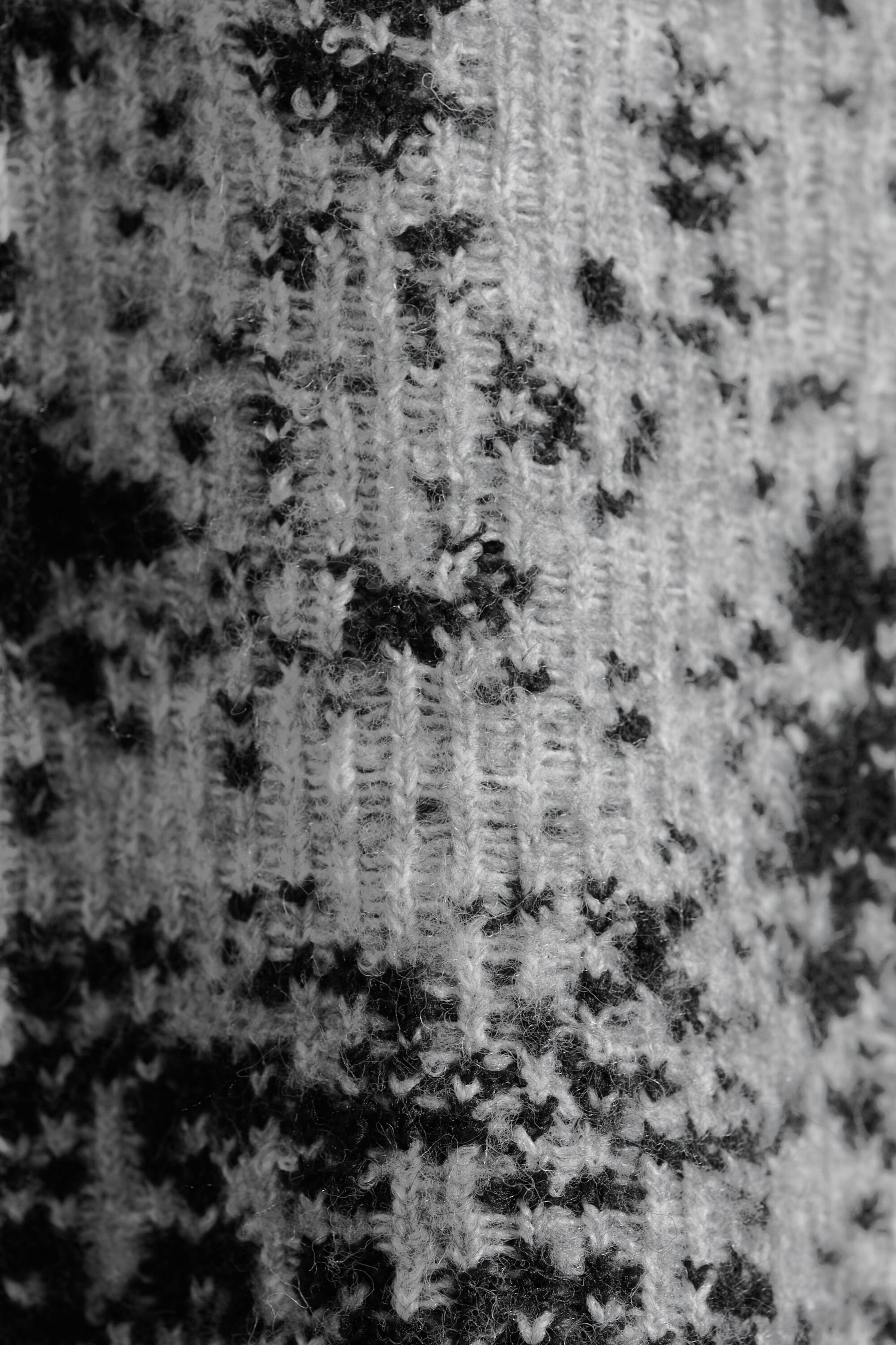 Schwarz & Grau - Boxy Jacquard-Pullover - 5