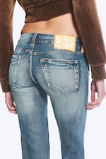 Thorn Blue - Medium Blue - Booty Bei Low Rise Skinny Bootcut Jeans - 3