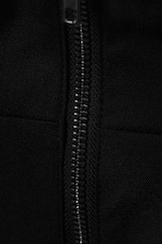 Schwarz - Strukturierte Neckholder-Weste mit Reißverschluss - 4