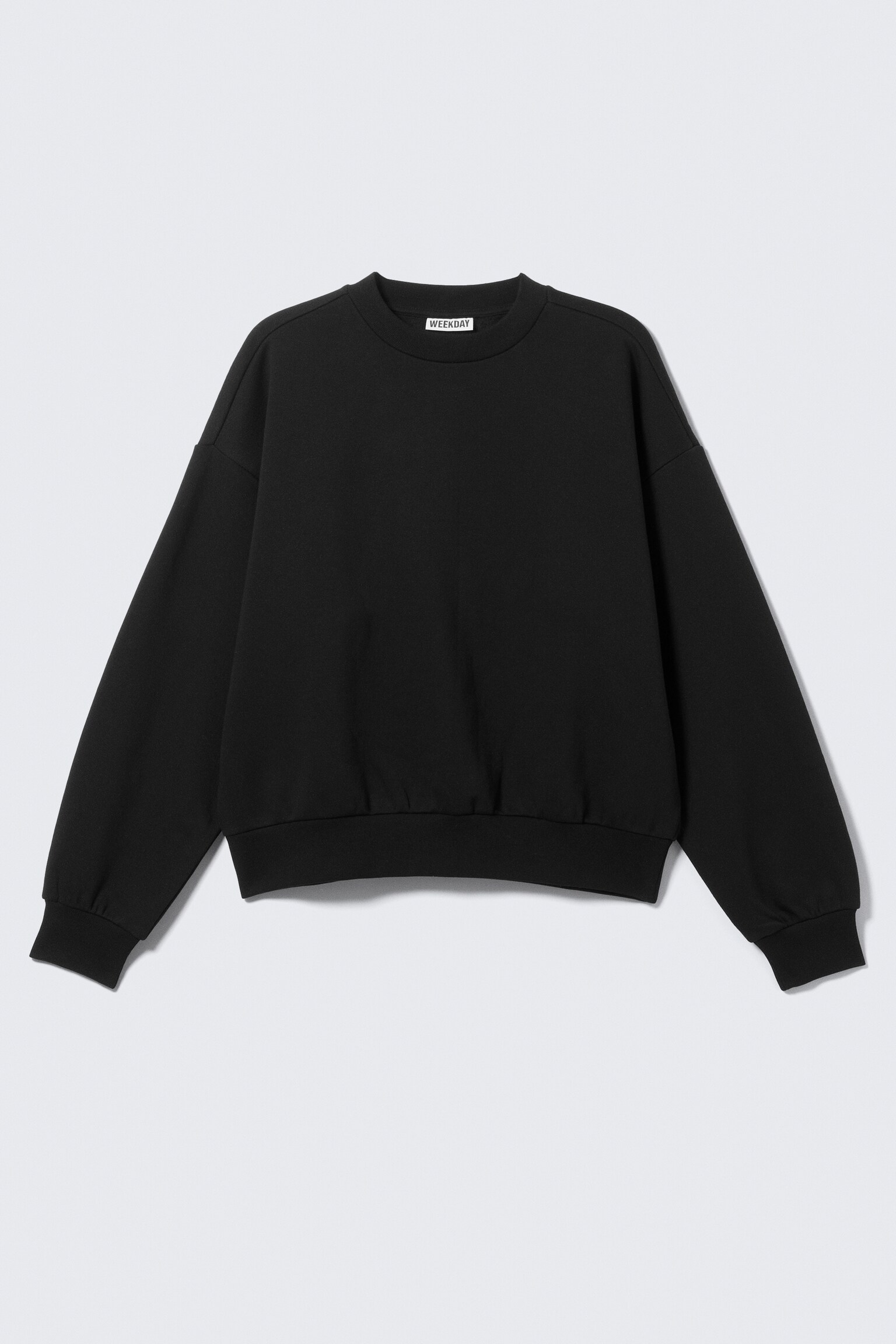 Loose Fit Sweatshirt - Black/Grey Melange/Dark Brown - 2