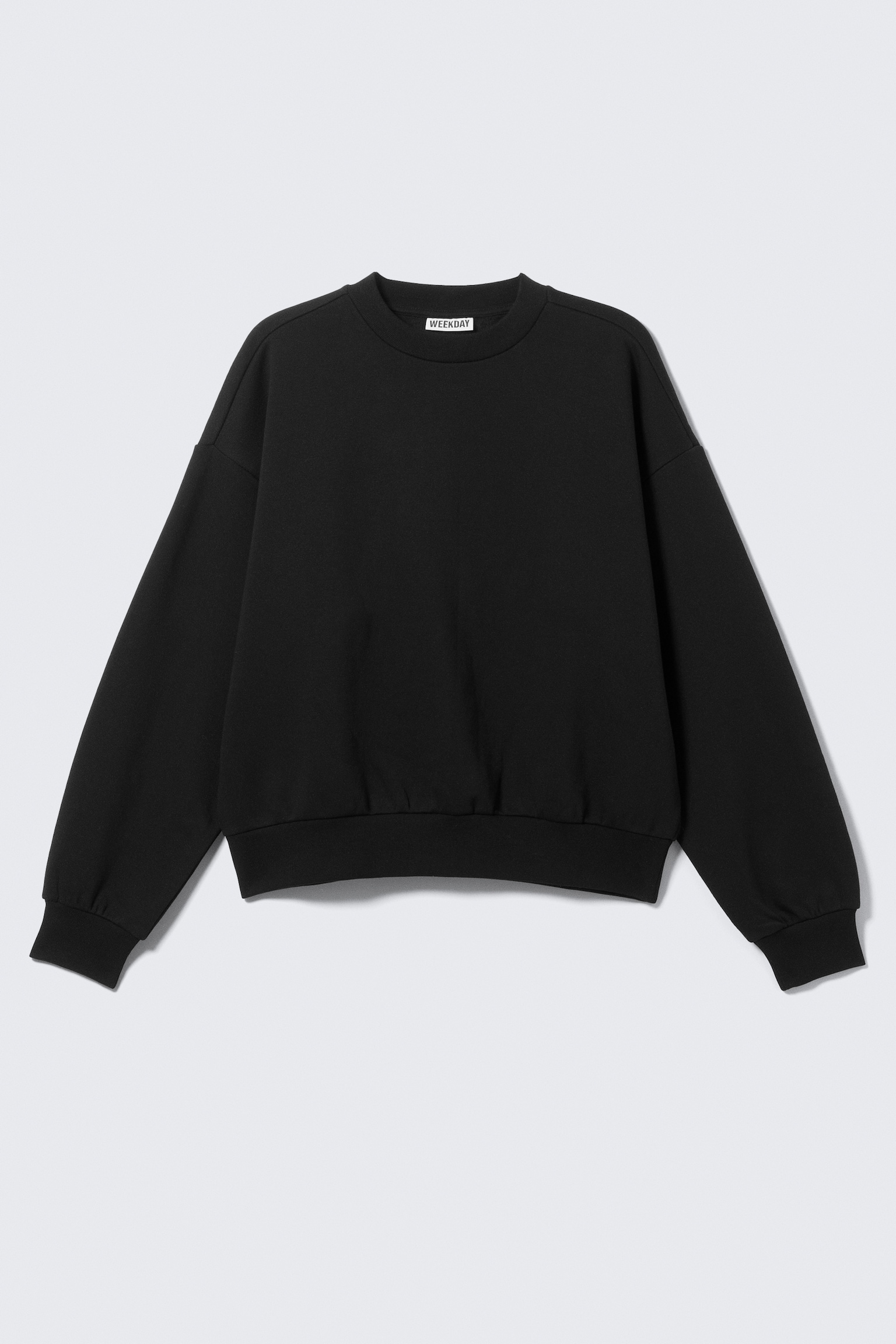 Sweater - Loose Fit - Zwart/Grijs gemêleerd/Donkerbruin