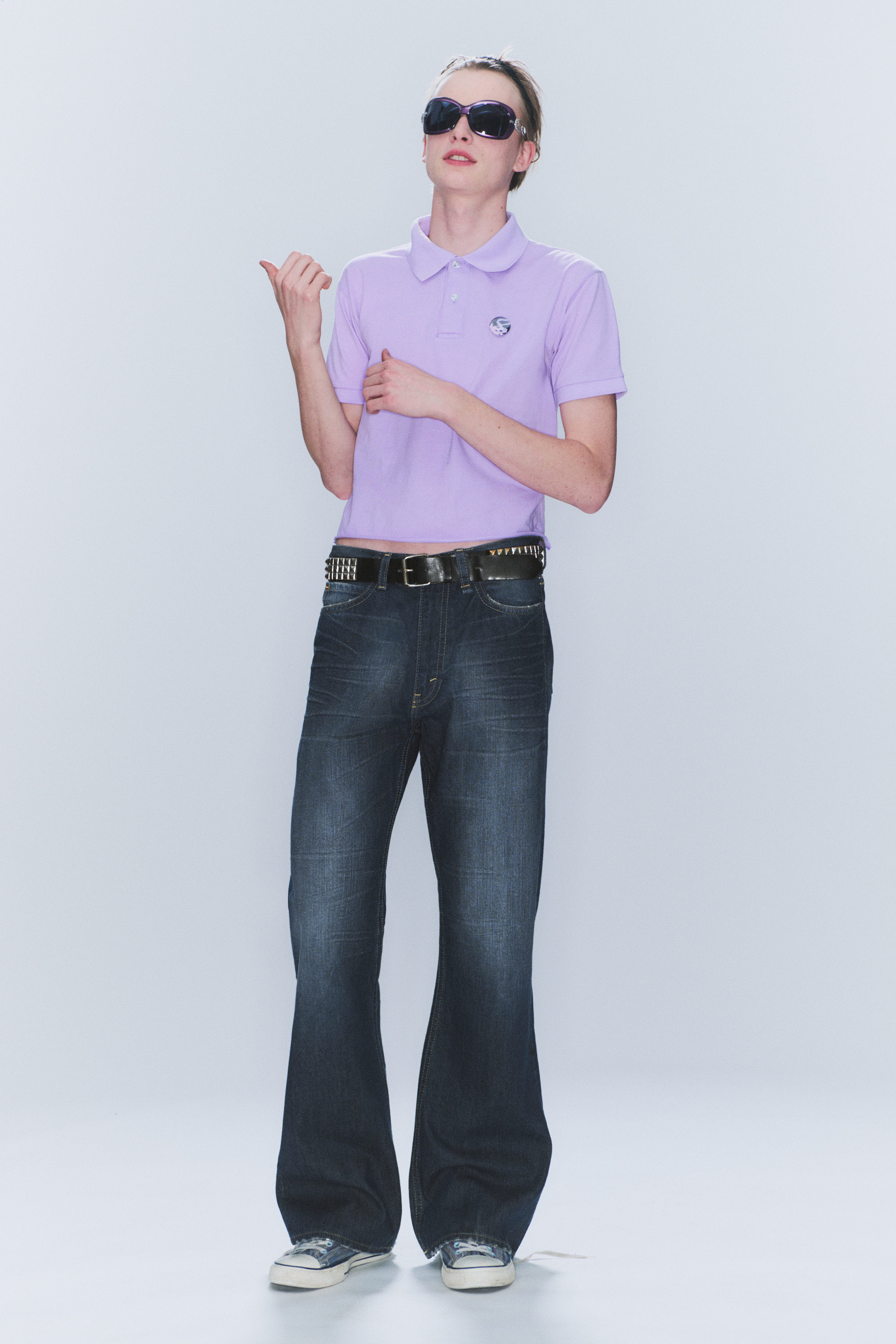 Star Blue - Boo Bootleg Low Waist Regular Bootcut Jeans - 1