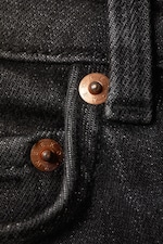 Black Web - Noir - Jean évasé standard taille haute Glow Curve - 6