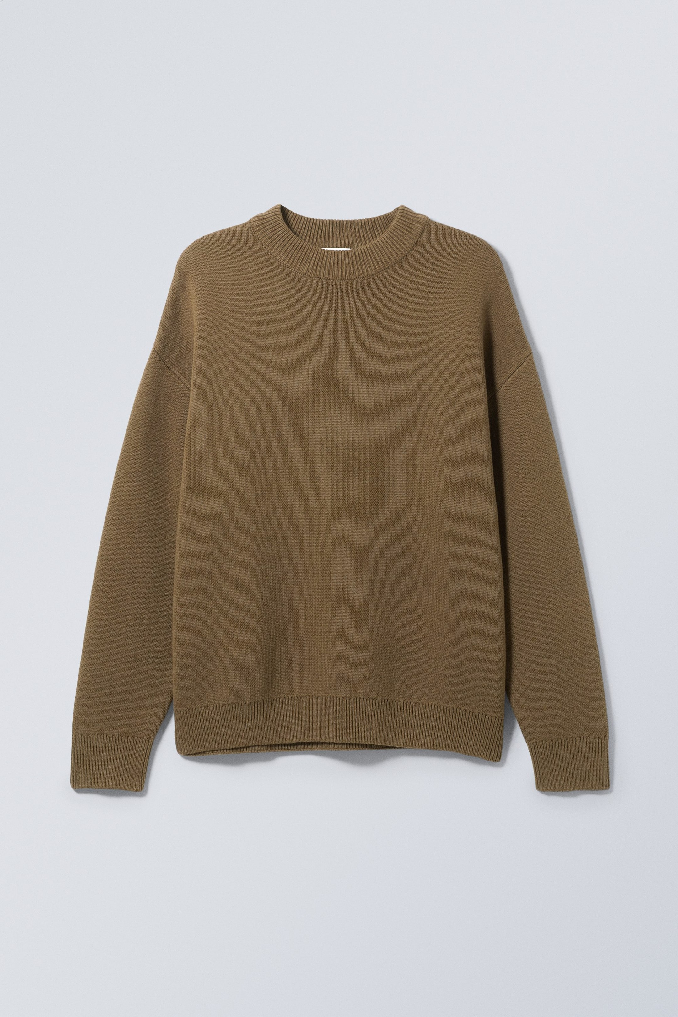 Khaki - Oversized-Pullover John - 0