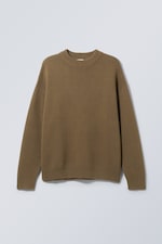 Khaki - Oversized-Pullover John - 0