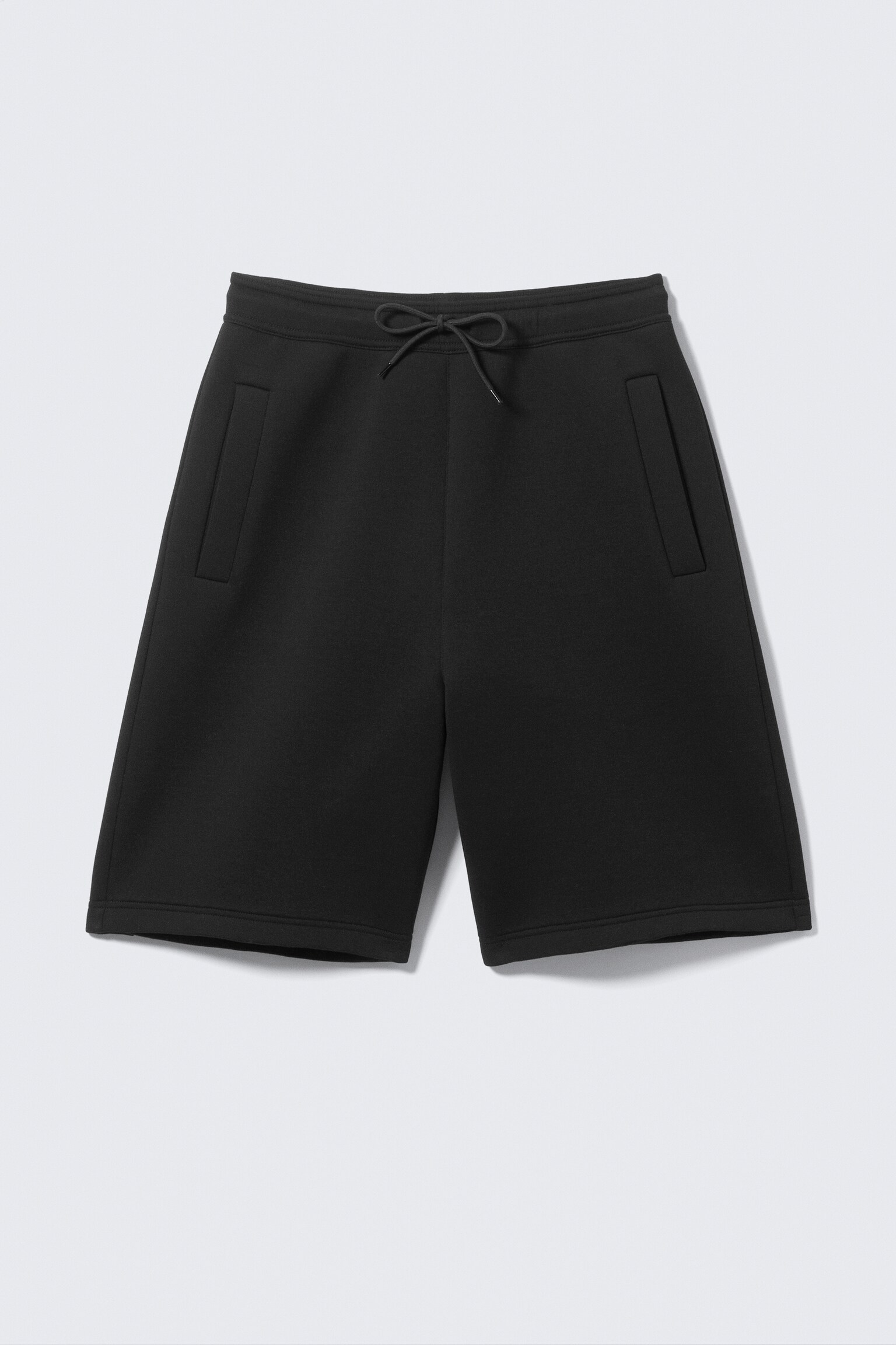 Loose Fit Scuba Shorts - Black/Dark Brown/Bright Blue/Grey Melange - 2