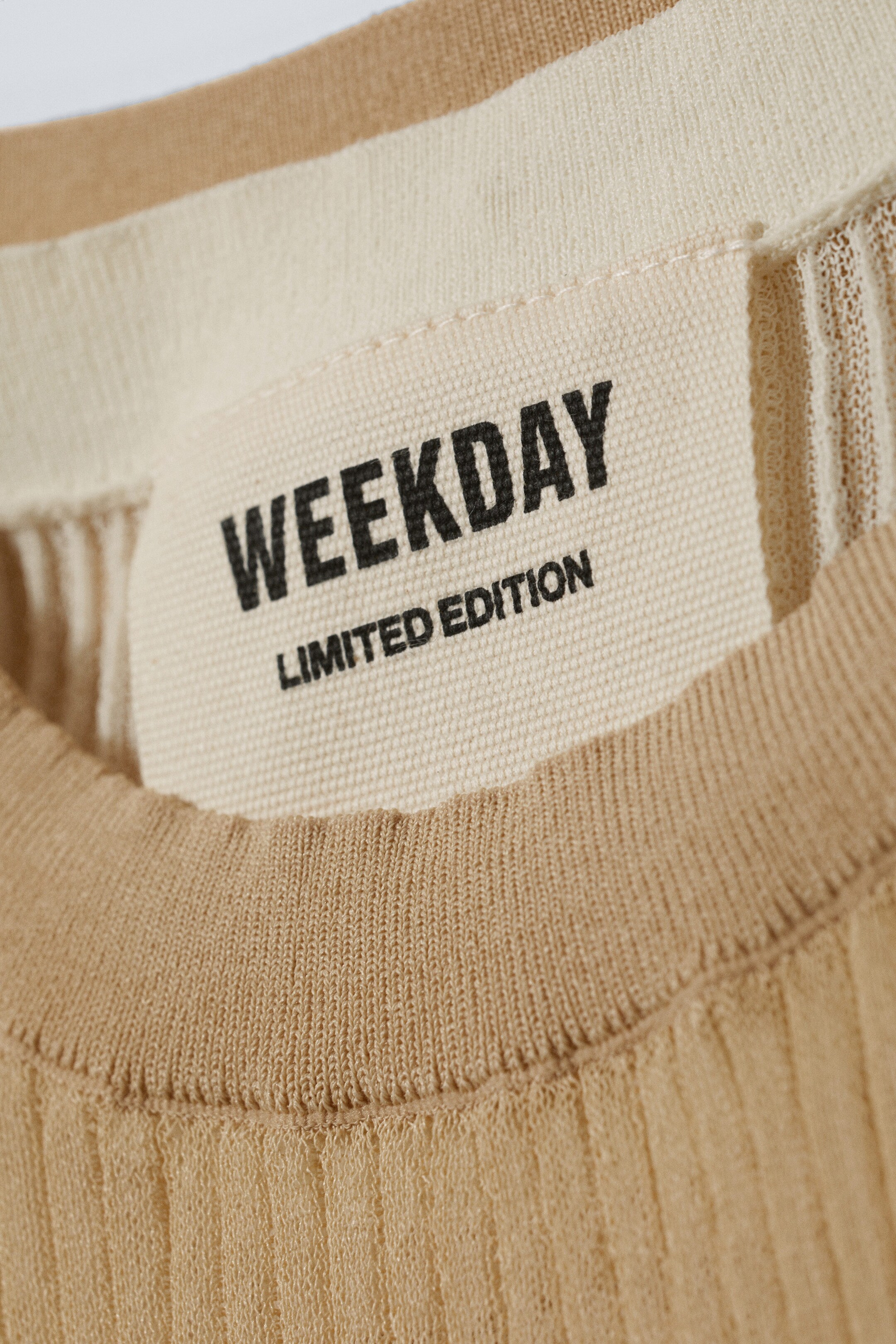Beige / Dusty White - Dual Long Sleeve Top - 2