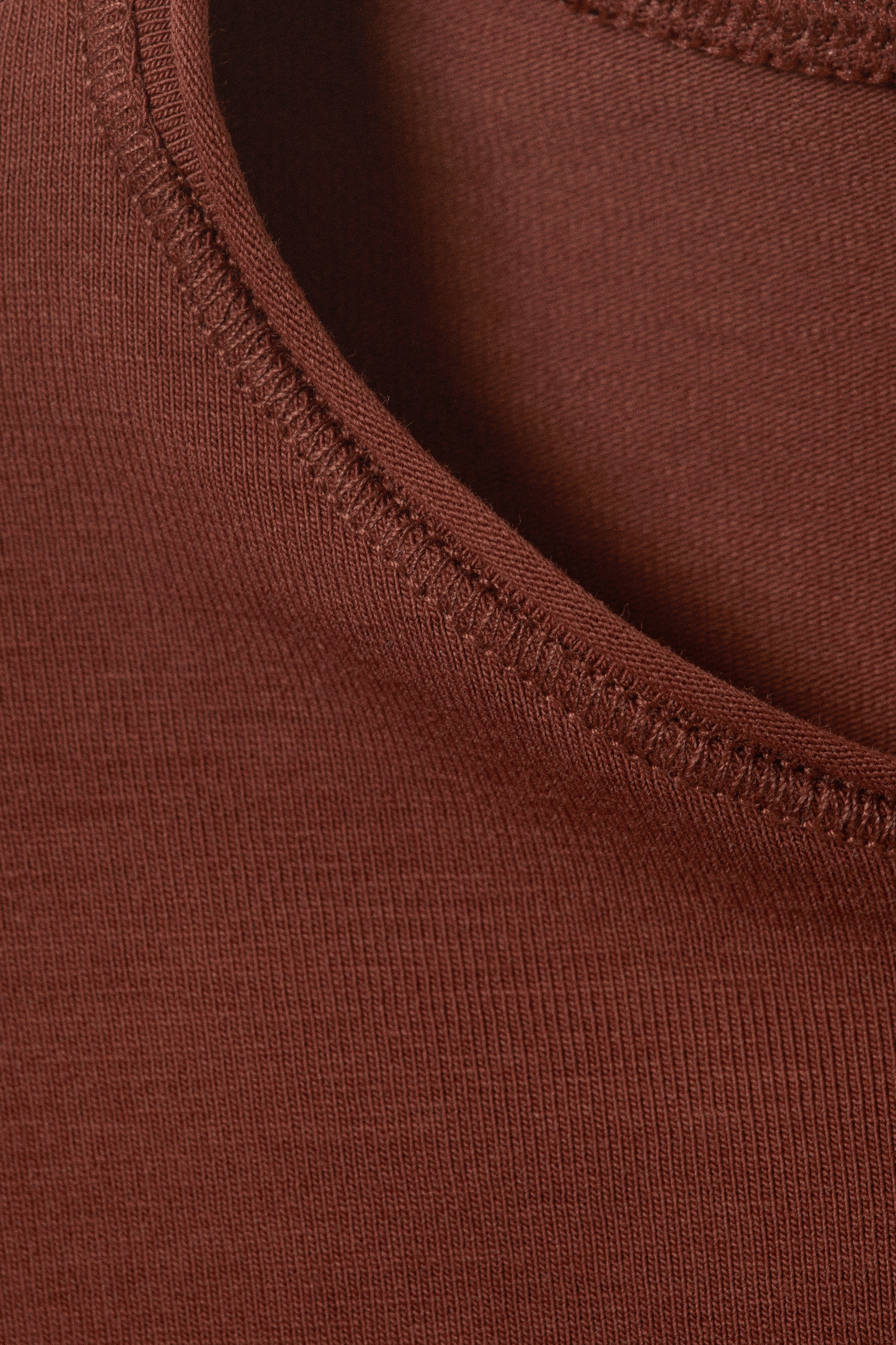 Visualizza immagine più grande: Top in cotone a maniche lunghe - Ruggine - DONNA | H&M IT 2