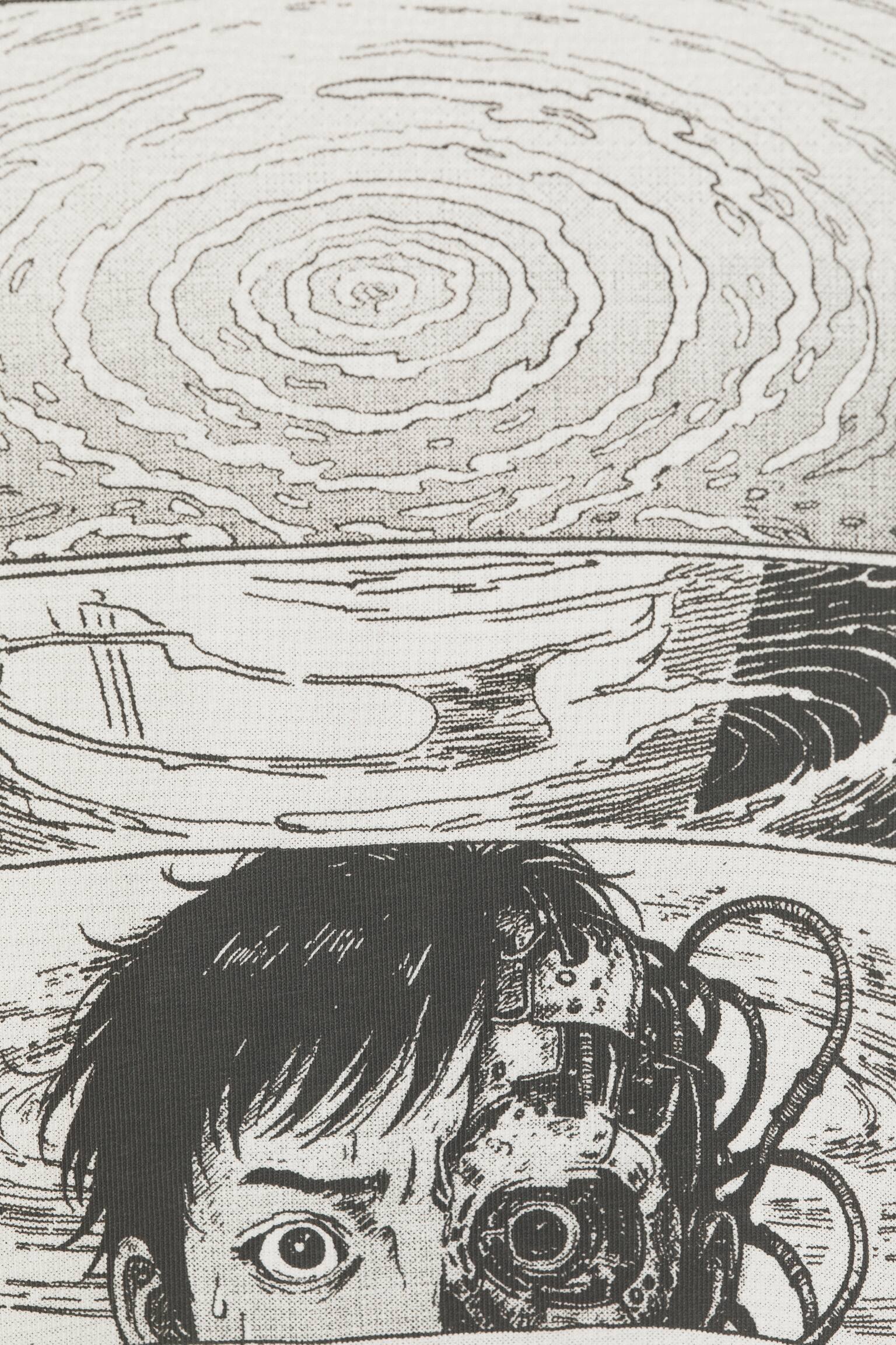 T-shirt met grafische print - White - Comic Page/Black & White - Bear Spray - 3