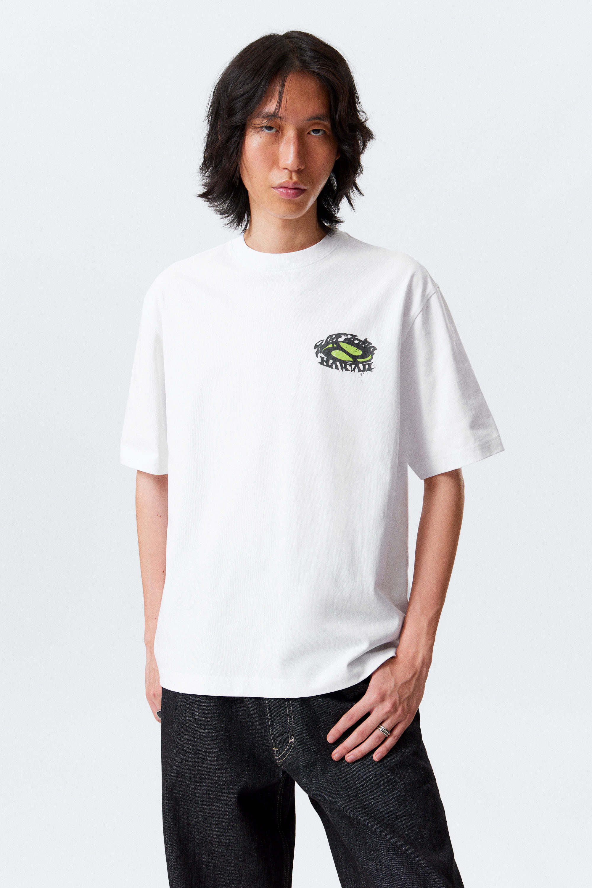 White - Surf Hawaii - Relaxed Graphic Printed T-shirt - 1