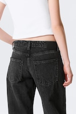 Paloma Black - Schwarz - Paz Mid Waist Loose Wide Leg Jeans - 1