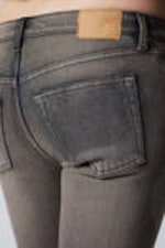 Blue Clay - Grey - Flame Low Rise Slim Flared Leg Jeans - 3