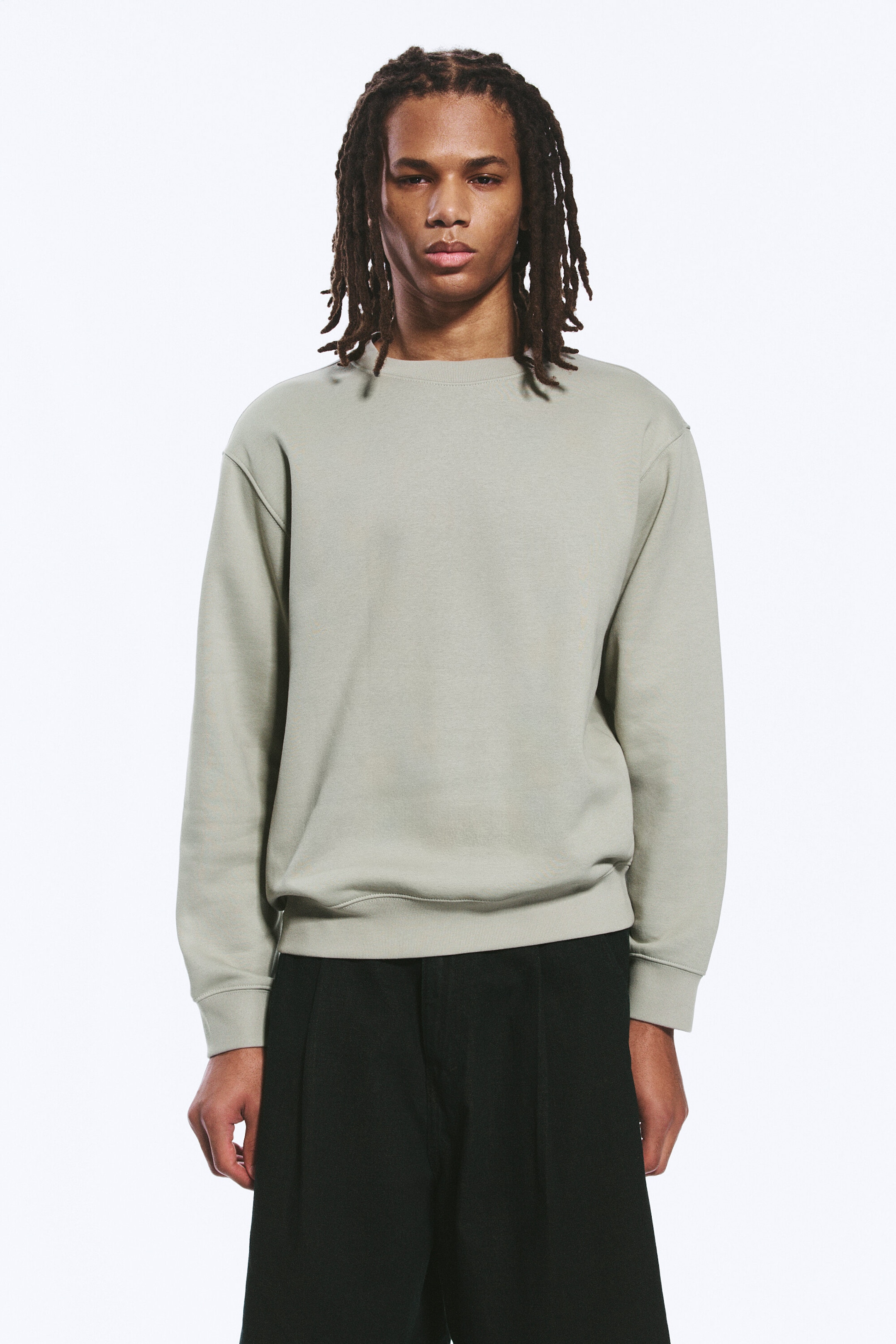 Ljust Khakigrön - Classic Sweatshirt - 1